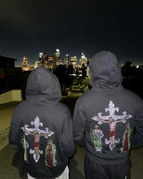 Y2K Womens Clothing Hoodie Sweatshirt Long Sleeved Pullover Oversize S