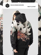 grunge knit pullover for fall and winter, oversized aesthetic with urban style, mens fashion layer for modern streetwear coll