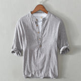 Cyberpunk Broken heart – Cotton Linen T Shirt Men Women 2023 Spring Summer New Khaki