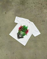 Anime Graphic tee – Y2K Streetwear Gothic Trend Letter Print Letter T Shirt Mens