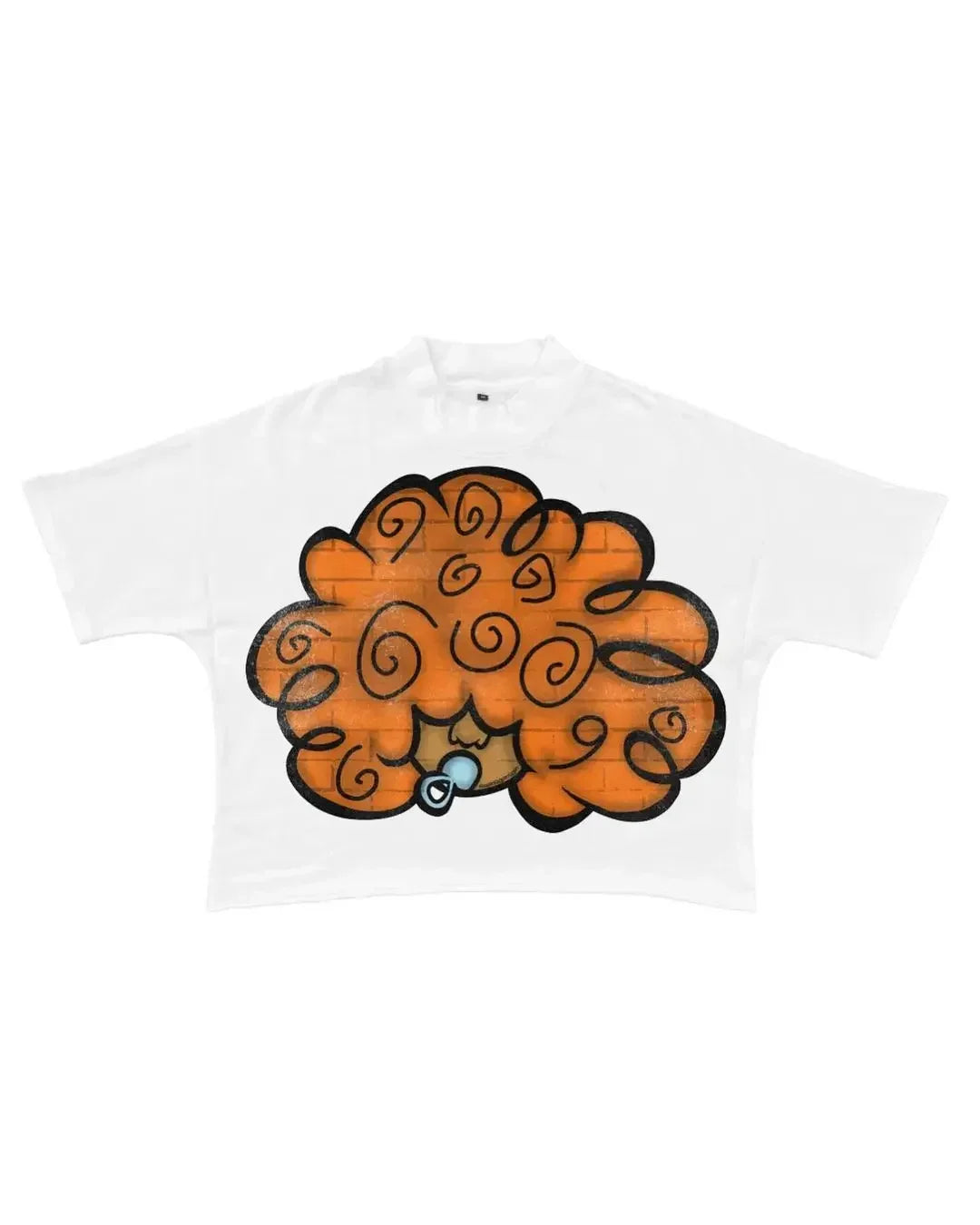 Trap Vault T-Shirt – Iced Dollar Flame Graphic Y2K Drip