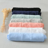 Summer Short Sleeved Men'S Thin Section Casual All Match Loose Cotton Breathable Round Neck Solid Color Bottoming Shirt