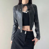 Minimalist parka vintage oversized high fashion hooded