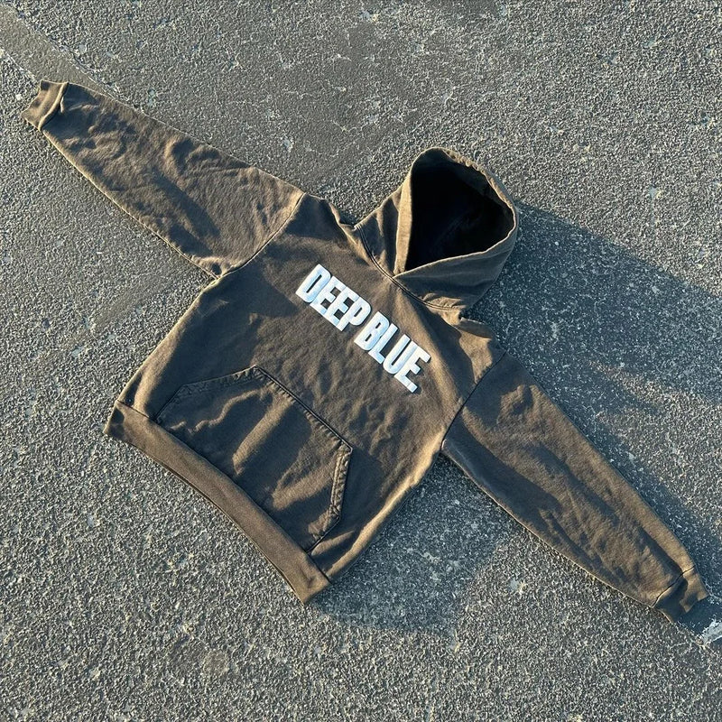y2k long sleeved pullover hoodie sweatshirt jacket personalized printed pattern streetwear school outfit hip-hop punk winter new
