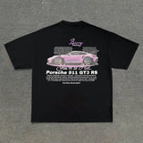 Skatecore Streetwear Tee – Tag Font Graphic with Flame Accent