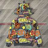 Towel Embroidered Cartoon Camouflage Glo Gang The Glory Full Zip Hoodi