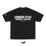 Trapwear Streetwear top – European And American Football Anime Portrait Print Top Men