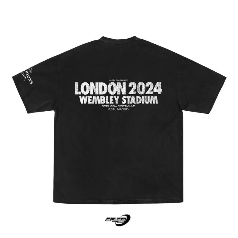 Trapwear Streetwear top – European And American Football Anime Portrait Print Top Men