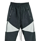 three dimensional adhesive zipper splicing functional patchwork cargo trousers mens high street vibe thin nylon cargo pants unique cargo style 1954