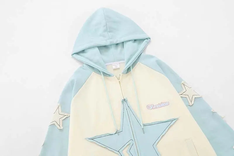 Chicvoy Women Hoodie Y2K Scrawl Graphic Harajuka Sudaderas Grunge Pull