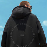 Autumn Loose Pullovers Men Women Destiny Letter Print Hoodies Oversize