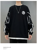 Y2K Vintage Letter Printed Pullovers Hoodies For Men Korean Fashion Ne