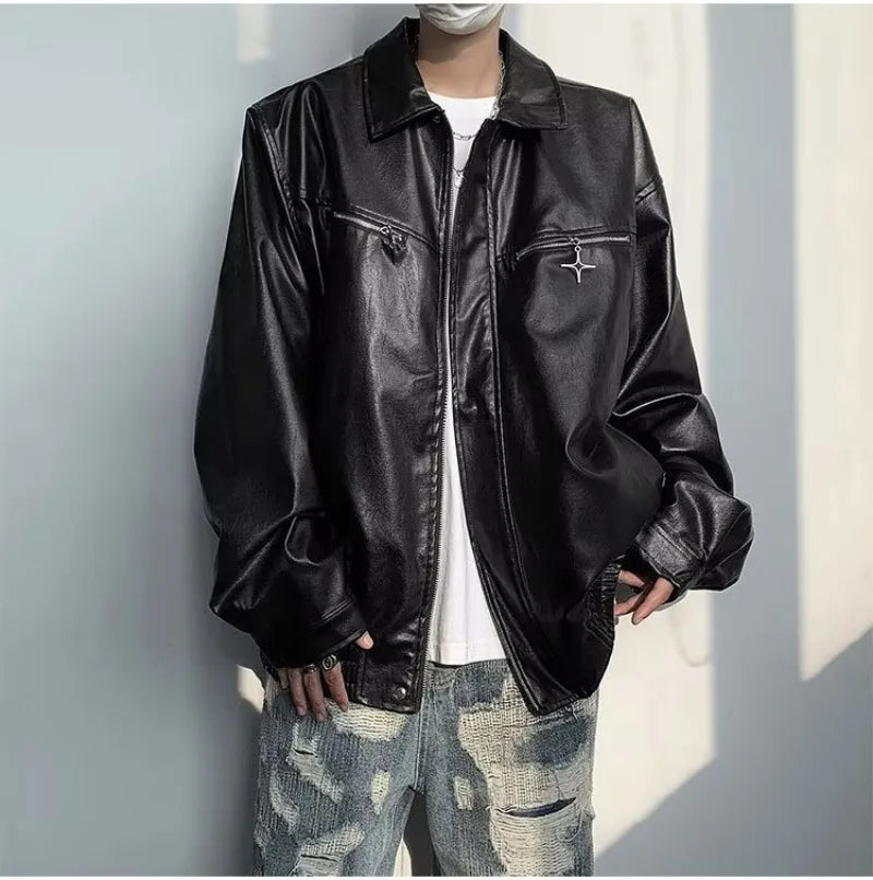 checkered varsity coat, layered streetwear look, trendy