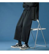 cotton casual pants men fashion oversized wide leg pants men streetwear hip hop loose straight pants mens vintage trousers m 3xl unique default style 3795