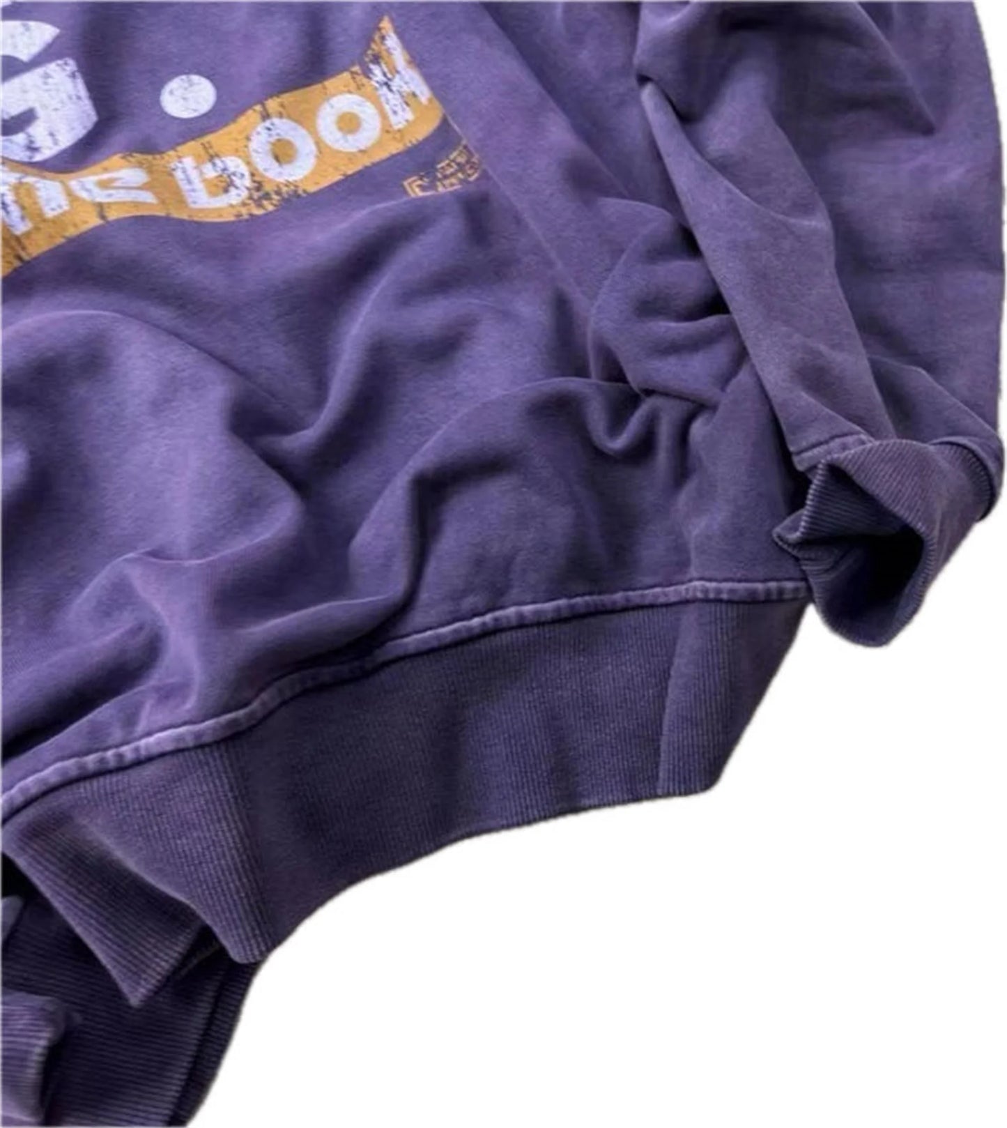 FP Brand Fashion New REEBORN Cracked Slogan Print High-Street Oversized Casual Cotton Hoodie Sweatshirt