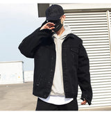 back wing embroidery denim jacket coat mens fashion hip hop harajuku jean coats outerwear casual streetwear jeans baggy jacke - variant style c6589e for streetwear fashion