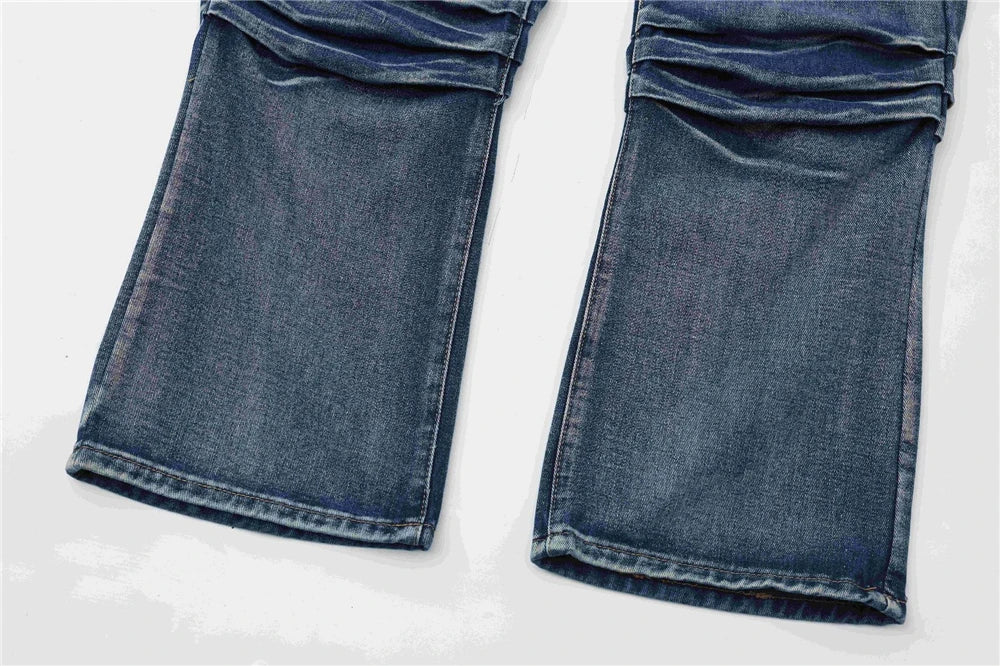 2024 multi pocket jeans vintage mens harajuku cargo denim pants retro hip hop straight loose jean pants 1 unique cargo style 132