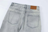 2024 multi pocket jeans vintage mens harajuku cargo denim pants retro hip hop straight loose jean pants unique cargo style 905