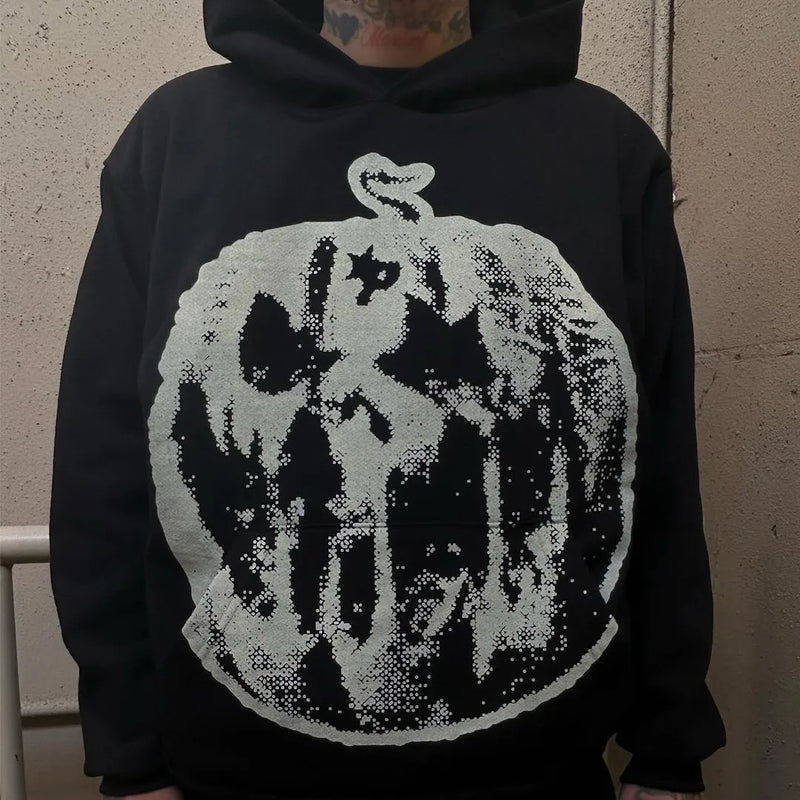 grunge oversized knit streetwear piece for layered look and winter street fits, ideal for men’s fashion and seasonal streetwe
