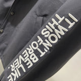 Fleece oversized puffer graffiti streetwear windbreaker