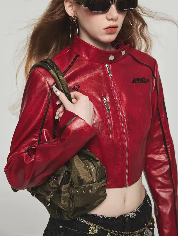 Quilted oversized hooded fleece vintage parka