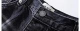 baggy damaged heavy industry washed jeans pants vibe loose casual silhouette straight worn pants knee ripped denim trousers unique jeans style 1185