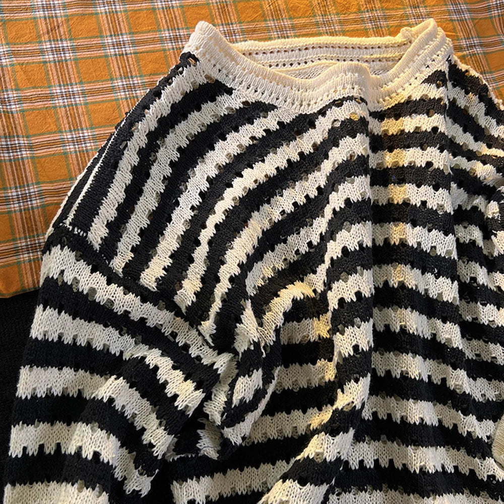 minimalist knit jumper, daily wear essential, trendy urban fashion top for men, layered streetwear look