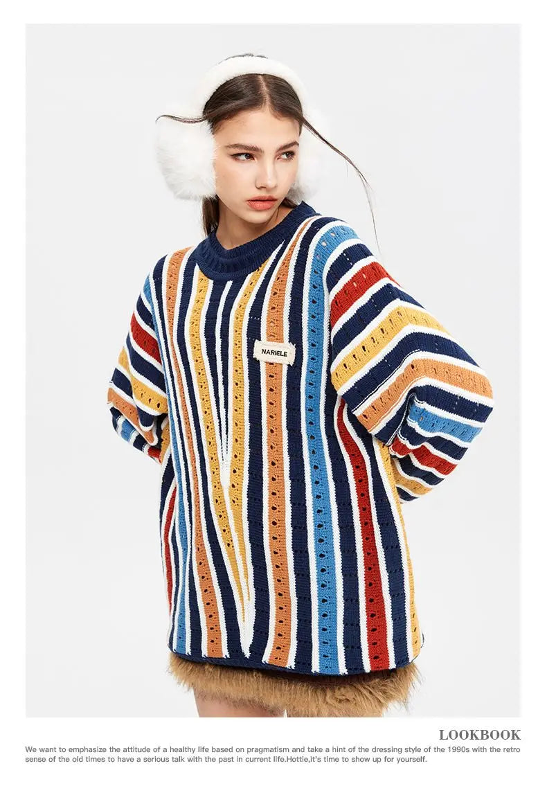 y2k flame knit sweater in soft cotton blend for fashion-forward fall wardrobes, ideal for men’s fashion and seasonal streetwe