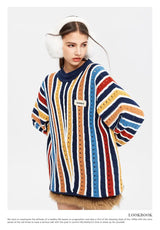 y2k flame knit sweater in soft cotton blend for fashion-forward fall wardrobes, ideal for men’s fashion and seasonal streetwe