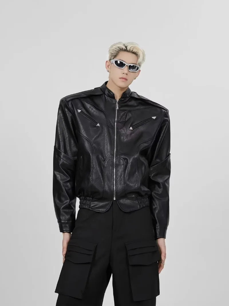 panelled street outerwear, high-street style, daily look