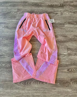 2024 european and american gothic punk fashion striped casual pants men y2k harajuku retro letter print oversized trousers women unique default style 3522
