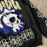 Towel Embroidered Cartoon Camouflage Glo Gang The Glory Full Zip Hoodi