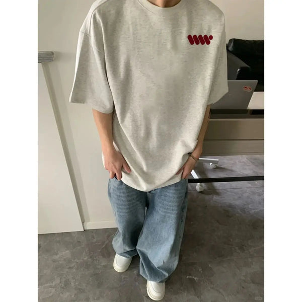 Trapwear Oversized shirt – American Personality Trendy Street Couple Style Short Sleeve