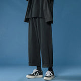 cotton casual pants men fashion oversized wide leg pants men streetwear hip hop loose straight pants mens vintage trousers m 3xl menswear bottoms