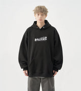 Half Zip Knit Streetwear Sweater – Winter Letter Embroidered Baggy Hoodies For Men Y2K Vintage Streetwear Hooded Sweatshirt Hip Hop Fashion Fleece Pullover Hoody | Zip Knit Drop #201