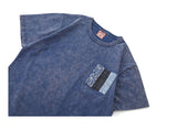 Anime Oversized shirt – Ancient Cloth Splicing Indigo Top Snowflake Heavy Industry W