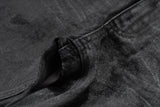 high street hand brushed glue sparkling baggy flare jeans for men y2k pantalones hombre leather pants oversized denim trousers 3 unique jeans style 1339