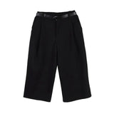mens pants y2k dark gothic style belt casual pants autumn streetwear fashion straight wide leg cropped pants mens clothing 2024 menswear bottoms