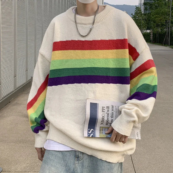 oversized flame jumper, 2025 fashion trend, fire knit jumper in oversized streetwear fashion