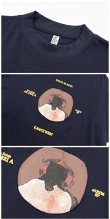 Sadcore Oversized shirt – Frog Drift Fashion Streetwear Kanye West Loose Oversized Jes