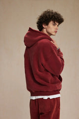 Batik Fleece Zippered Hoodie | Skatercore Style Hoodie