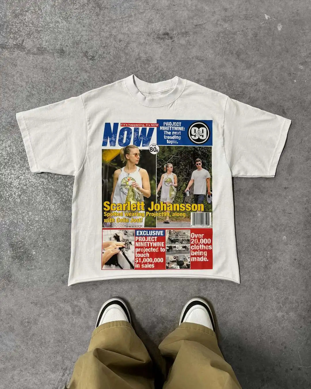 Vaporcore Tee – Static Flame Emoji Graphic Y2K Streetwear