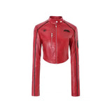 Streetwear vintage high fashion zip-up graffiti windbreaker