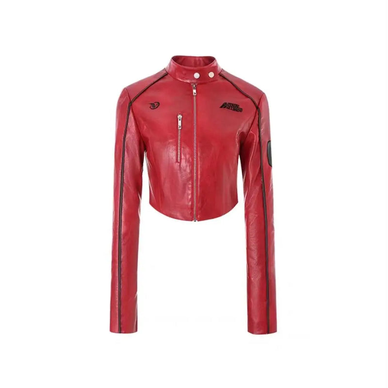 Streetwear vintage high fashion zip-up graffiti windbreaker