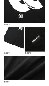 Vaporwave Chrome logo – Korean Style Fist Y2K Trendy Brand Personalized Creative Pri