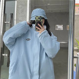 Leather Panel Streetwear Jacket Daily Fit Staple