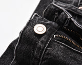 frayed damaged washed black baggy jeans men and women straight streetwear y2k pantalones hombre denim pants oversized cargos unique cargo style 5665