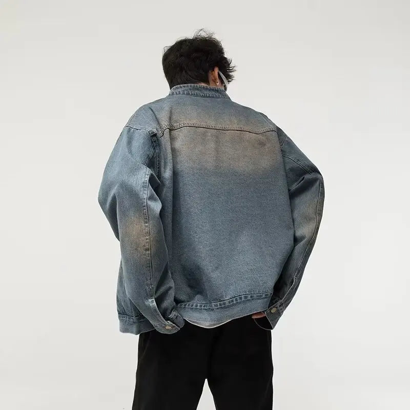 retro baseball bomber, daily drip outerwear, casual outfit