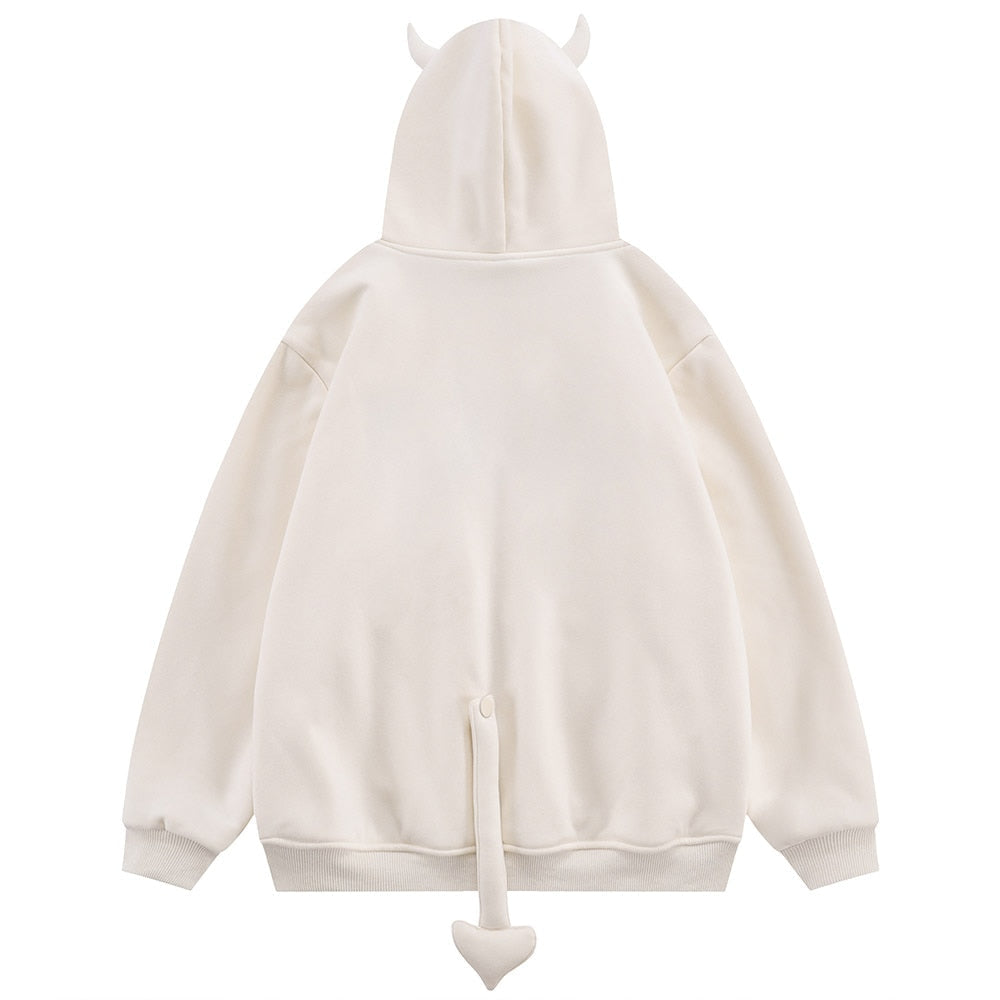 "Devil's Work" Unisex Men Women Streetwear Graphic Hoodie