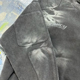 grunge pullover streetwear, modern knitwear, cozy fashion fit, stylish street outfit, modern aesthetic appeal